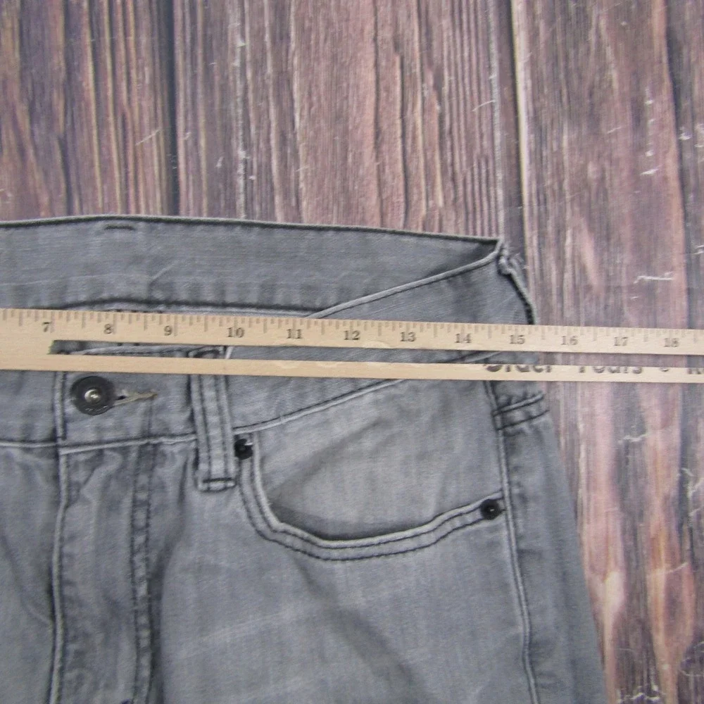 Levi's 511 Slim Fit Jeans Mens 32x29 Gray Denim Pants Classic Casual II69-11